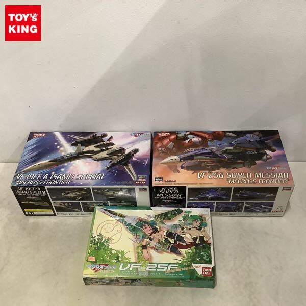 1円〜 ハセガワ 1/72 VF-25G スーパー メサイア マクロスF VF-19EF/A