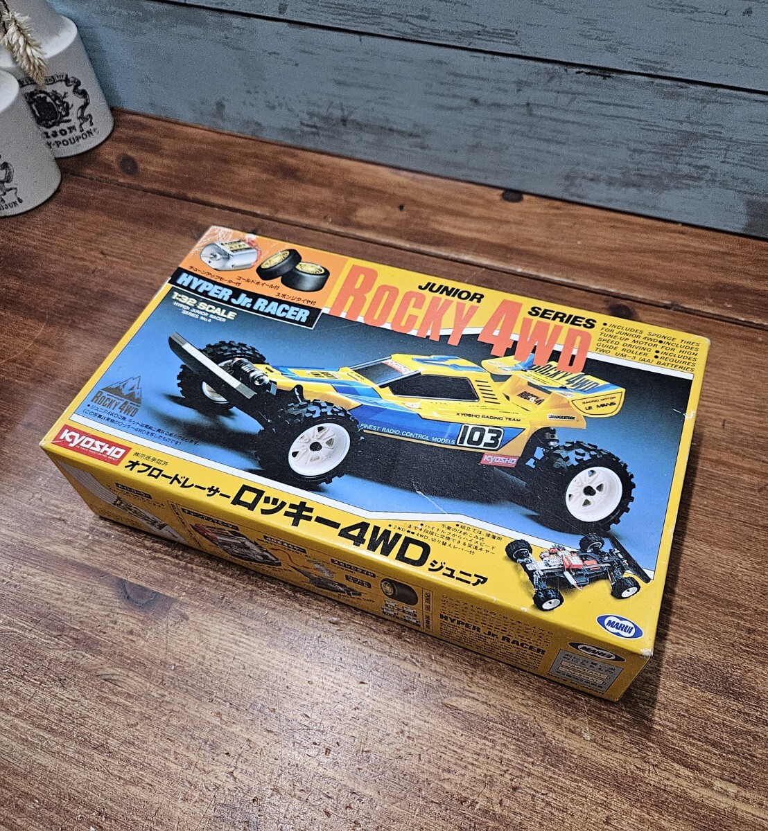 未組立 マルイ 1/32 オフロードレーサー ロッキー 4WD ジュニア 京商