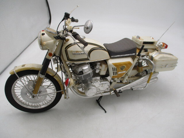 バイク プラモデル ホンダ HONDA CB750 POLICE 白バイ