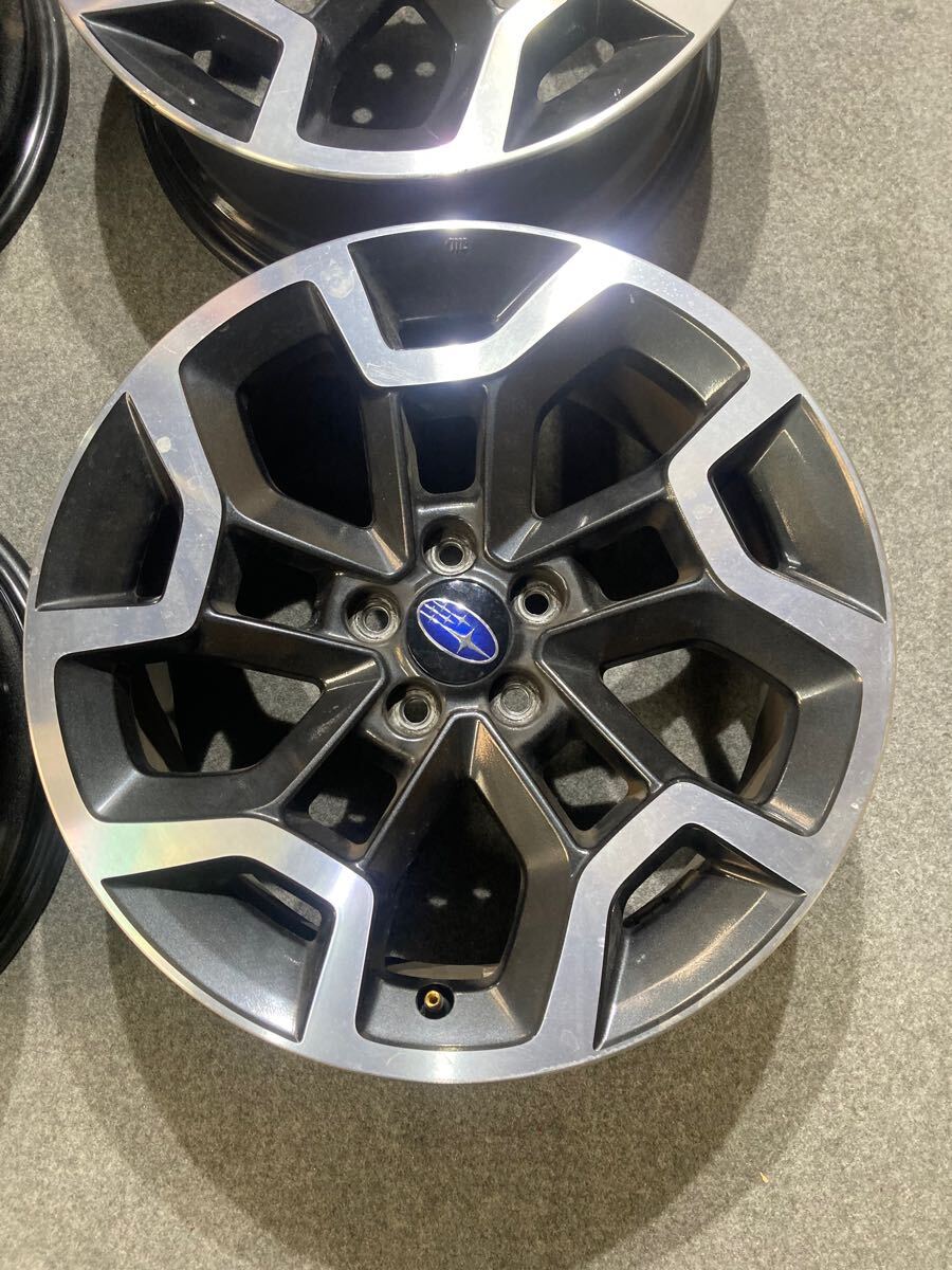 7J PCD100 5H スバル XV 純正 17インチ ホイール スタッドレスタイヤ用
