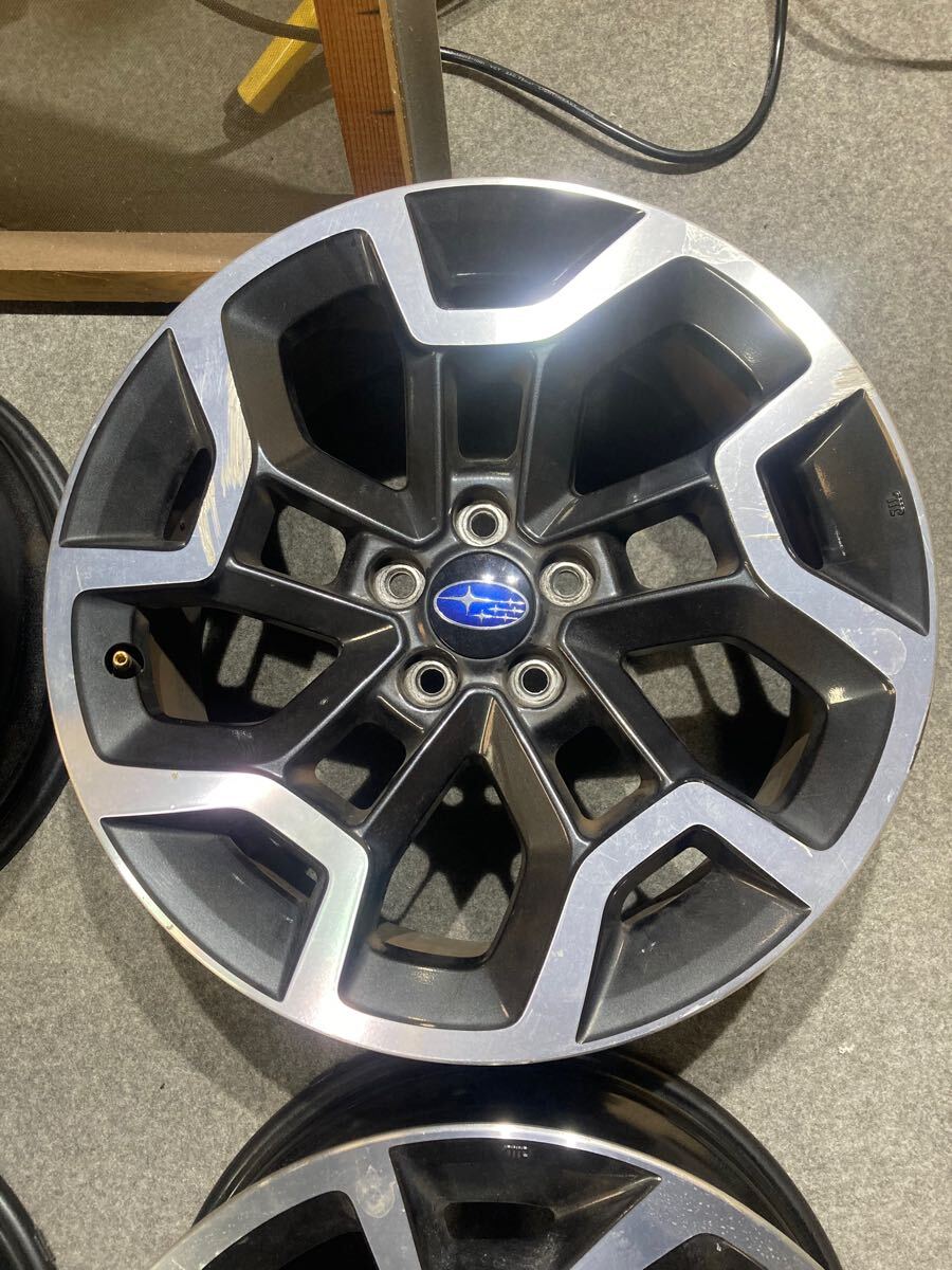 スバル XV 純正アルミホイール17インチ7J+48 5穴100スタッドレスタイ 7J PCD100 5H スバル XV 純正 17インチ ホイール スタッドレスタイヤ用