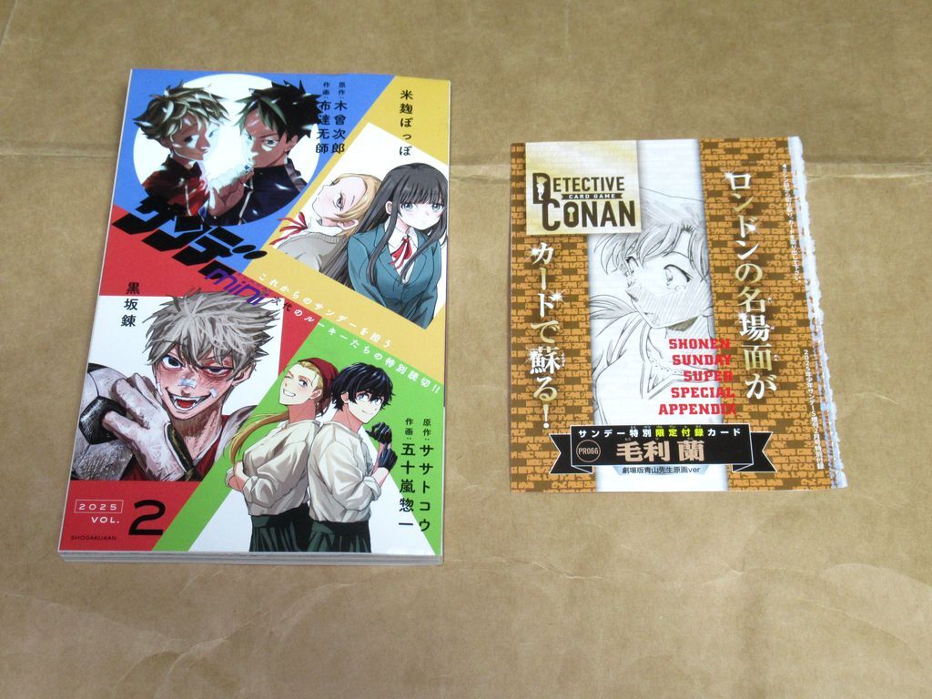 □少年サンデーS 2025年2月号付録のみ サンデーmini 2025 vol.2 PR066