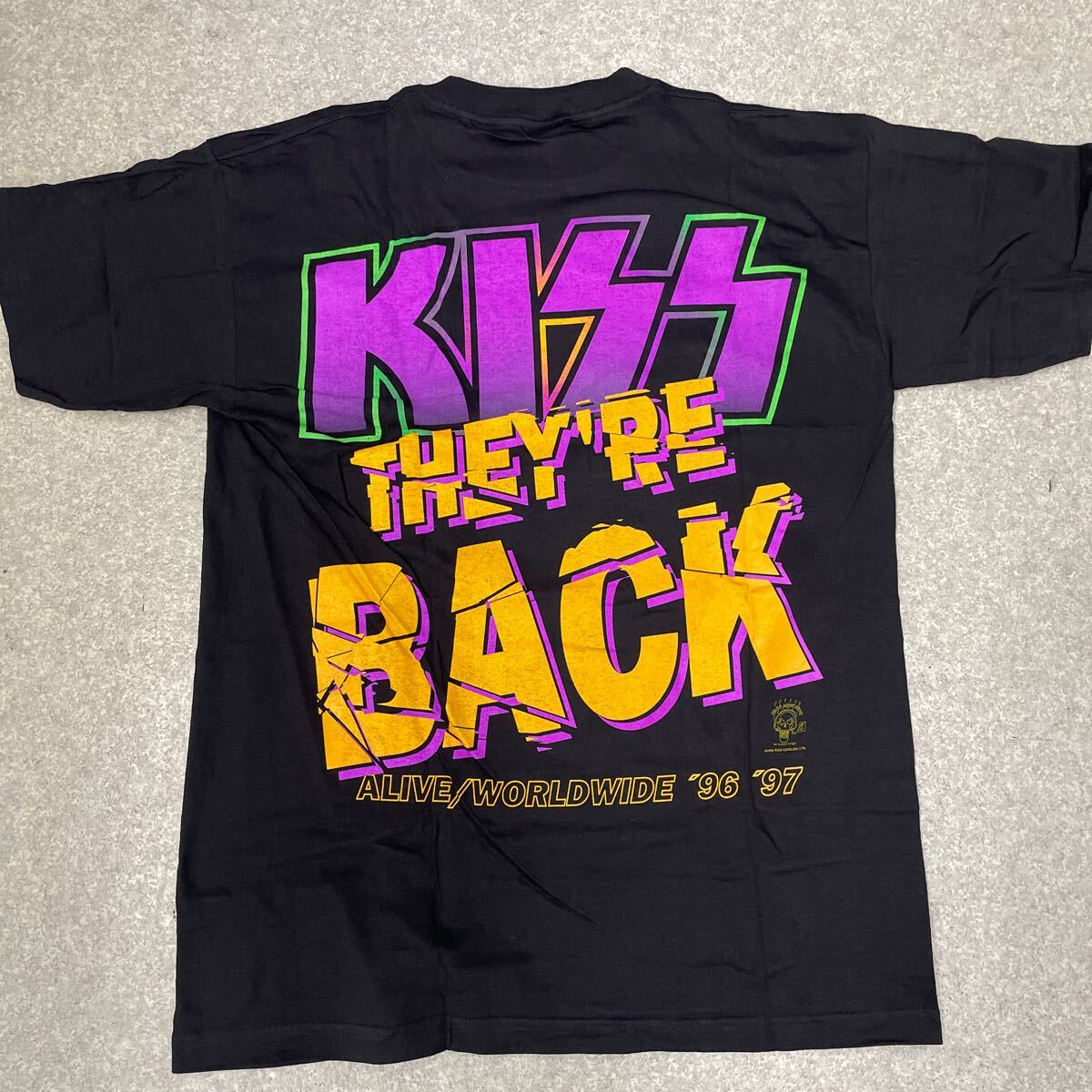 ヴィンテージ KISS キッス ALIVE/WORLDWIDE '96'97 Tシャツ バンドT