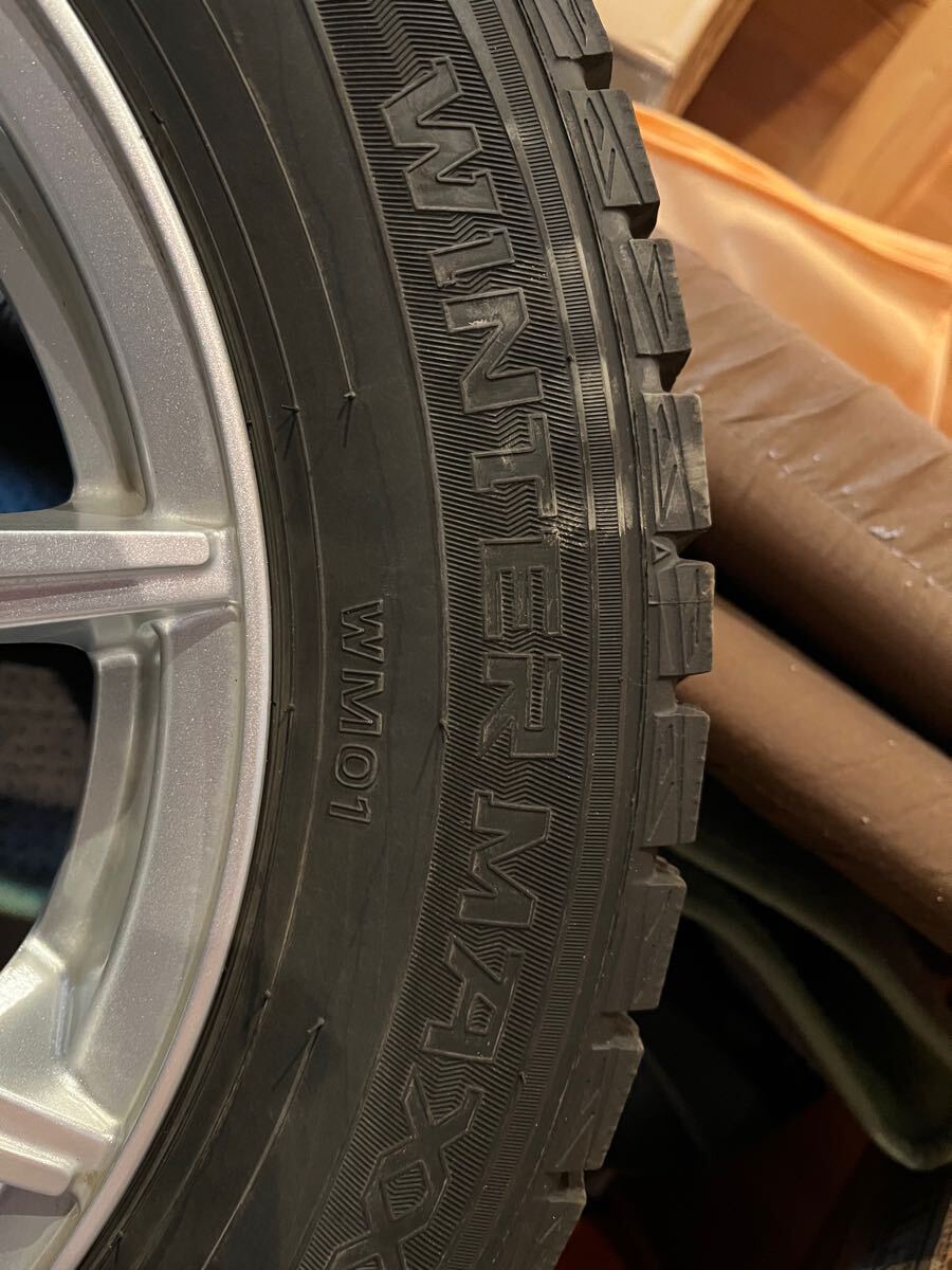 ダンロップ ウインターマックス WM01 185/65R15 製造19年33週 スリップ