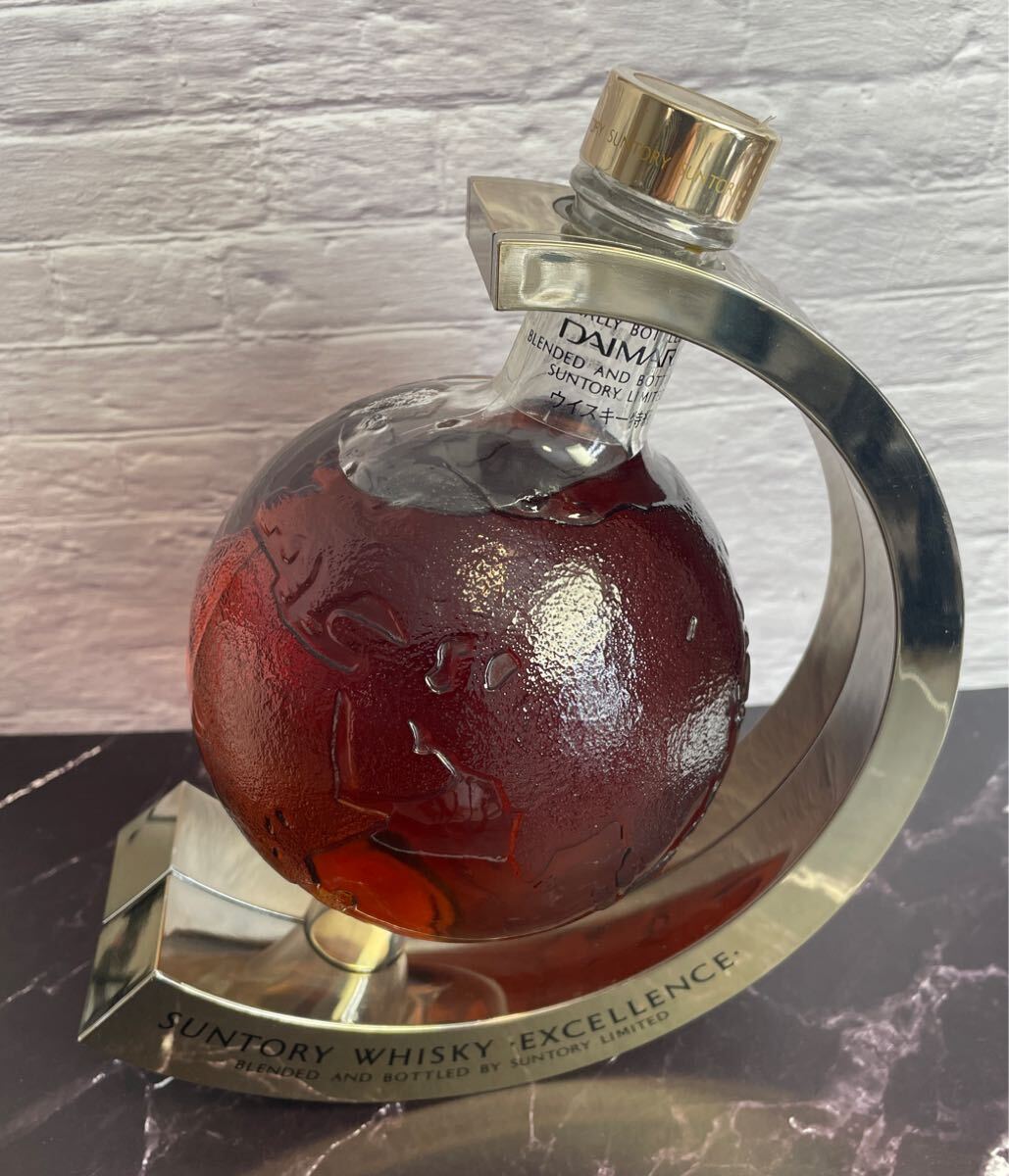 SUNTORY ウイスキー EXCELLENCE 地球儀 古酒 サントリー 未開栓