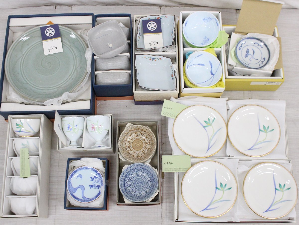 行董和食器 おまとめ たち吉 香蘭社 皿 湯呑 コップ 組皿 小鉢 色絵