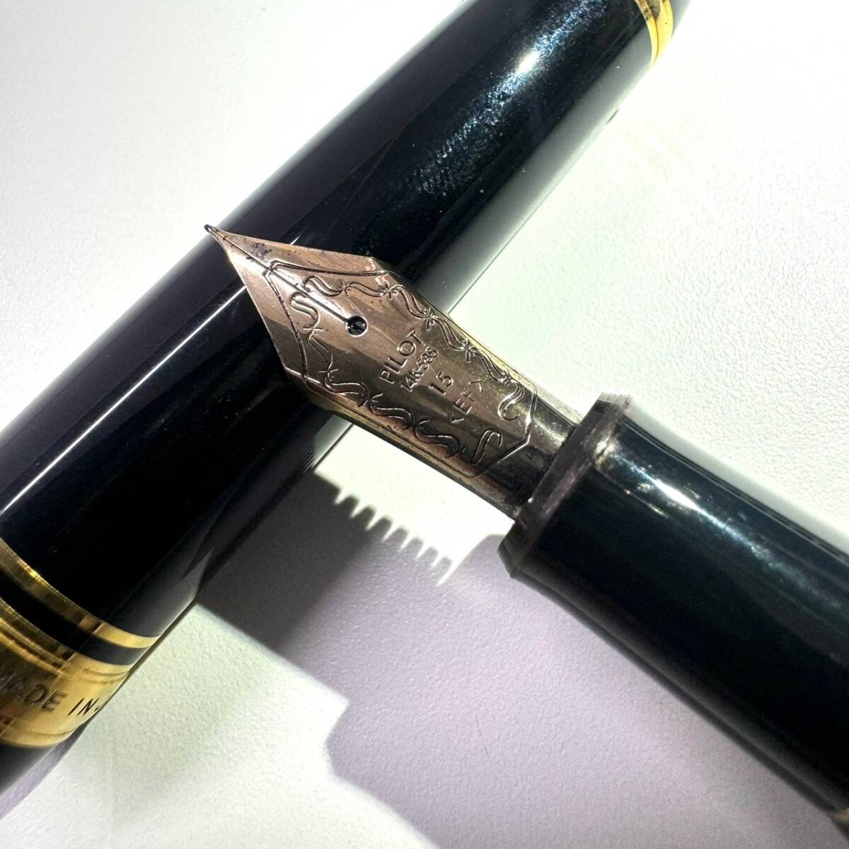 E040-F1-62★ PILOT パイロット 万年筆 CUSTOM 743 カスタム743 14K585 文房具