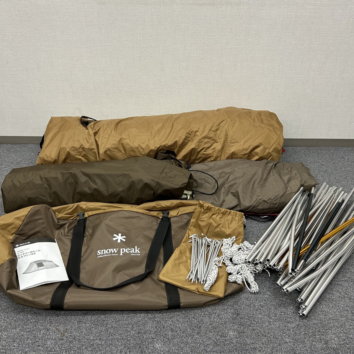 美品 snow peak エントリー2ルーム エルフィールド TP-880R アウトドア 