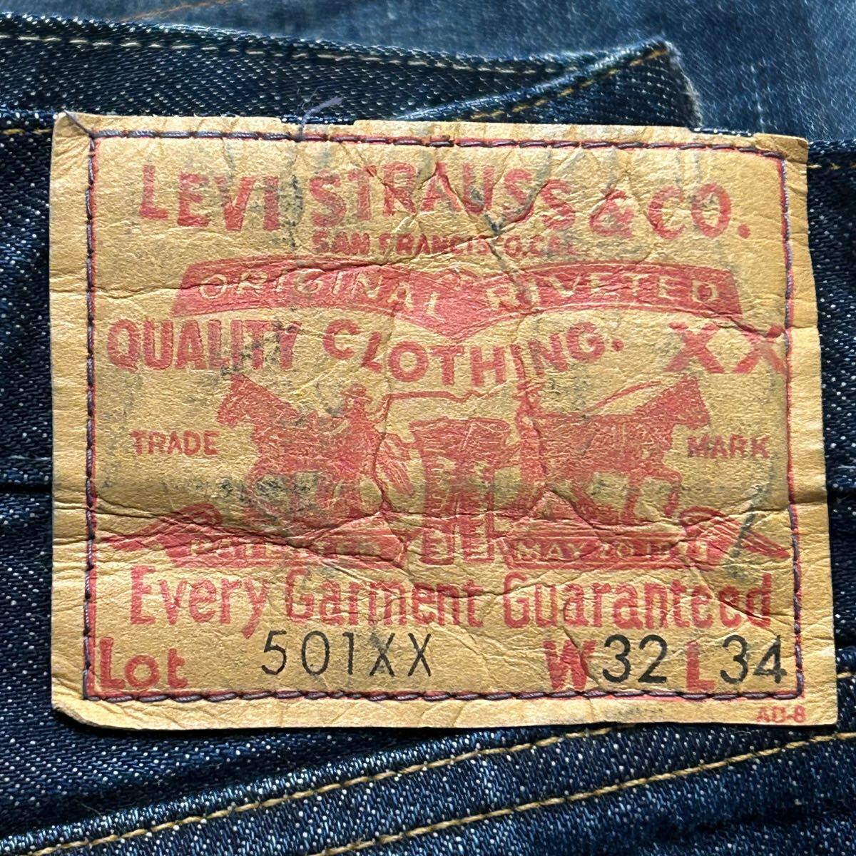 Levi's リーバイス501XX W32 L34 BigE 刻印あり トルコ製(W32)｜売買