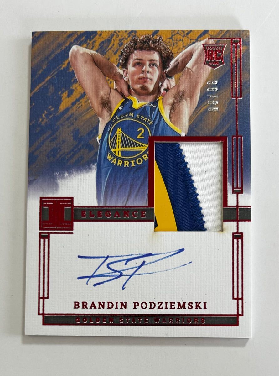 Panini Impeccable 2023-24 Basketball Brandin Podziemski Box Hobby 