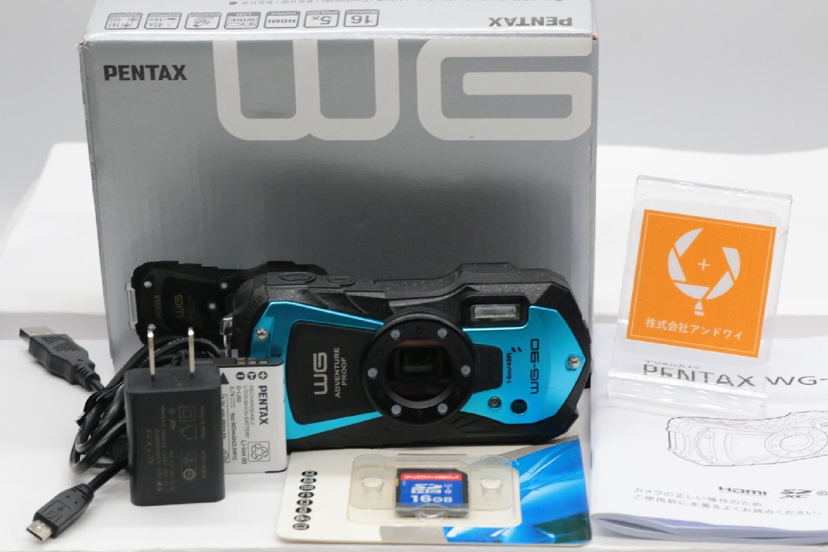 同梱歓迎【良品/動作品】PENTAX ペンタックス WG-90 到着すぐに使え 