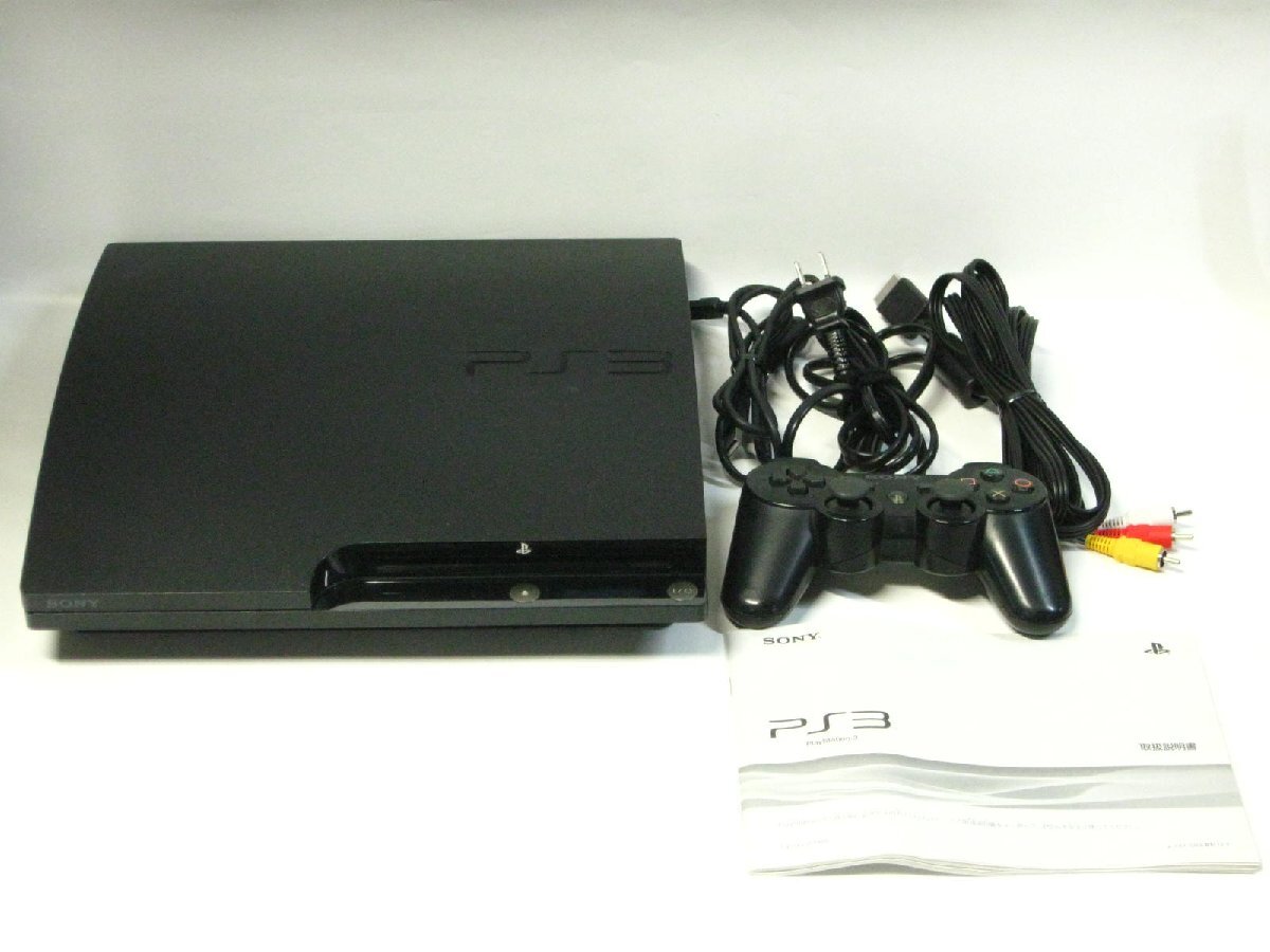 ▽SONY PlayStation3 本体 CECH-2000A チャコールブラック 起動せず 現状品 プレイステーション3 PS3 ソニー