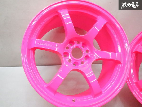 レイズ　グラムライツ57D ピンク　廃盤　ドリフト ○【未使用】 RAYS レイズ GRAM LIGHTS グラムライツ 57D 19インチ 9.5