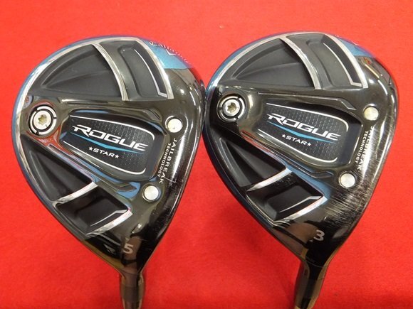 ☆キャロウェイ ROGUE STAR 3W(15) & 5W(18) FUBUKI for CW 40/R