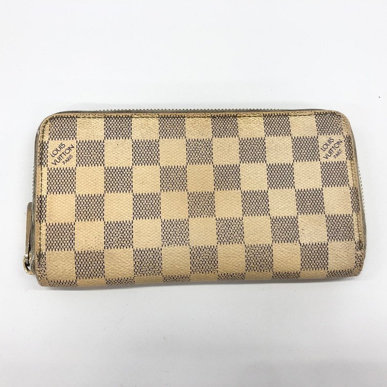 Louis Vuitton ルイヴィトン 財布 ダミエ・アズール ジッピー