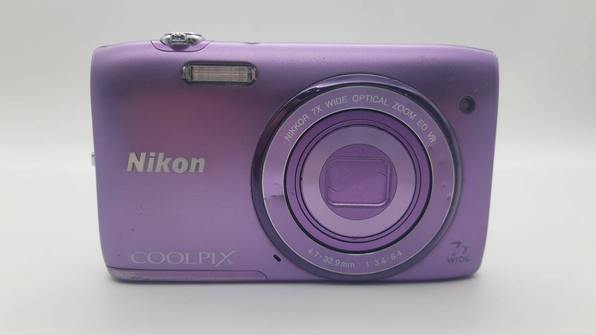 Nikon COOLPIX S3500 本体 コンデジ パープル 動作未確認 Nikon ニコン COOLPIX S3500 パープル デジタルカメラ 動作未確認品