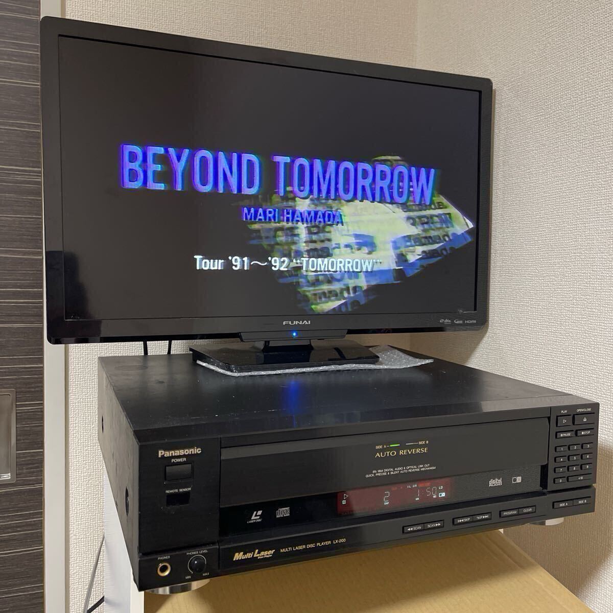 ☆LD＆CD再生OK☆Panasonic パナソニック LX-200 LDプレーヤー レーザーディスクプレーヤー