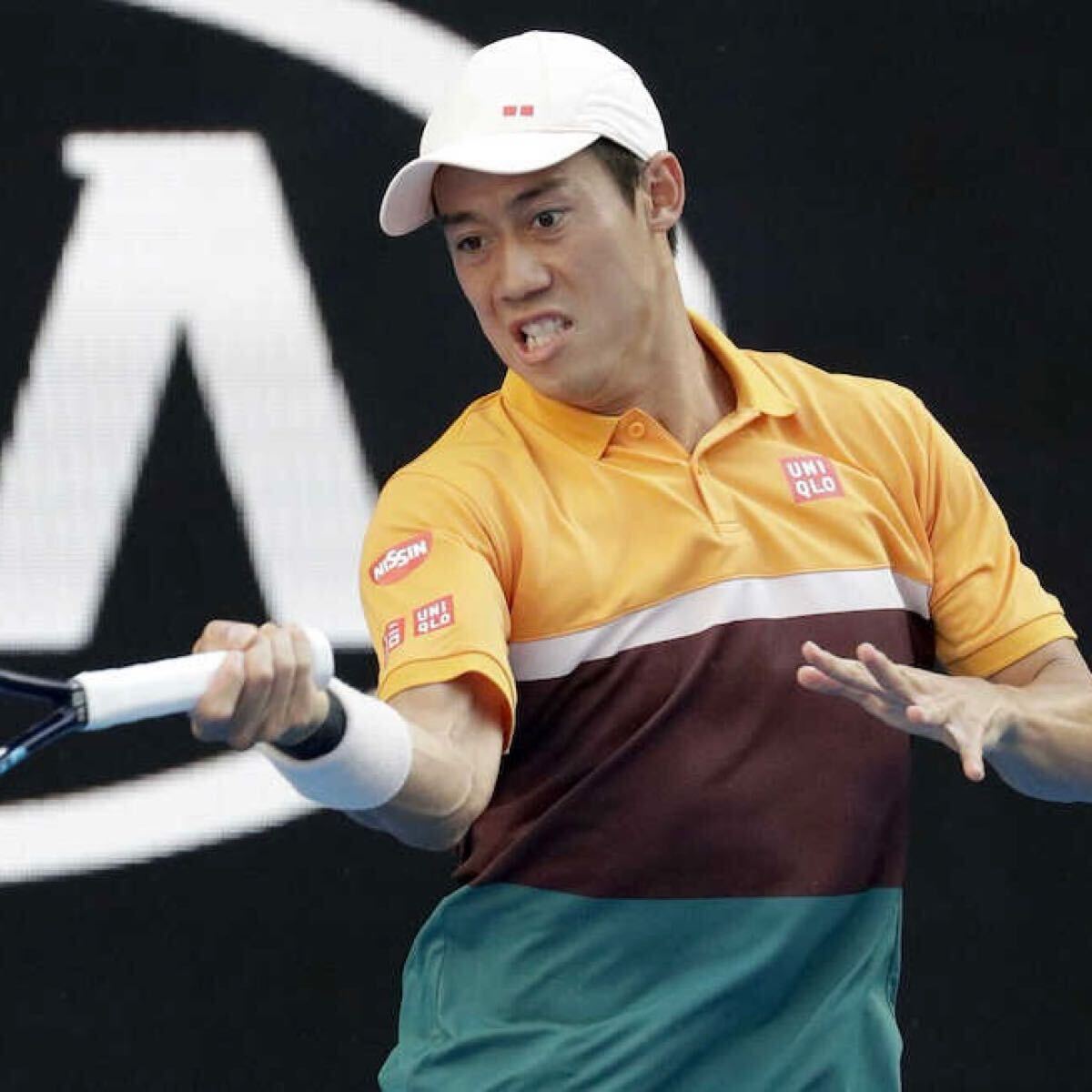 ユニクロ UNIQLO テニス ポロシャツ 2019年錦織圭選手全豪OP着用モデル 