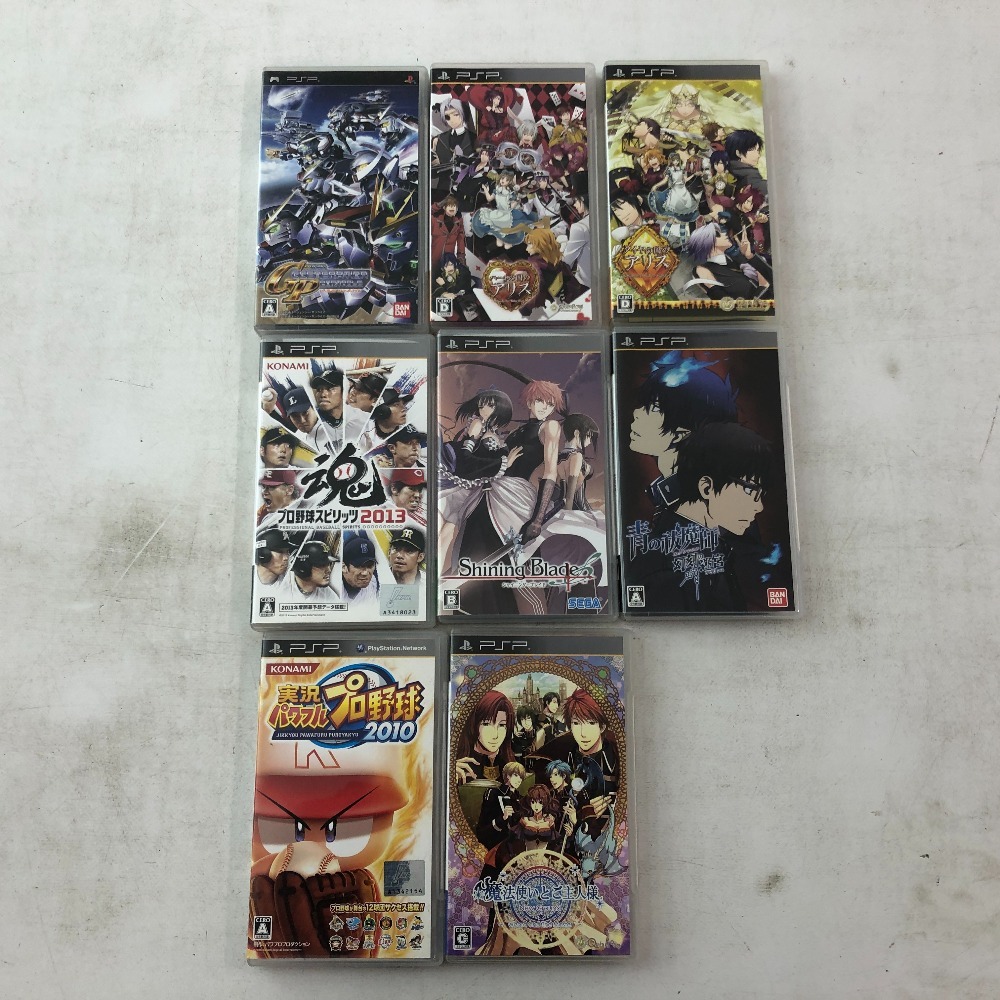 02w10025☆1円~ PSPソフト まとめ売り モンハンポータブル3、パワプロ 02w10025☆1円~ PSPソフト まとめ売り モンハンポータブル3、パワプロ