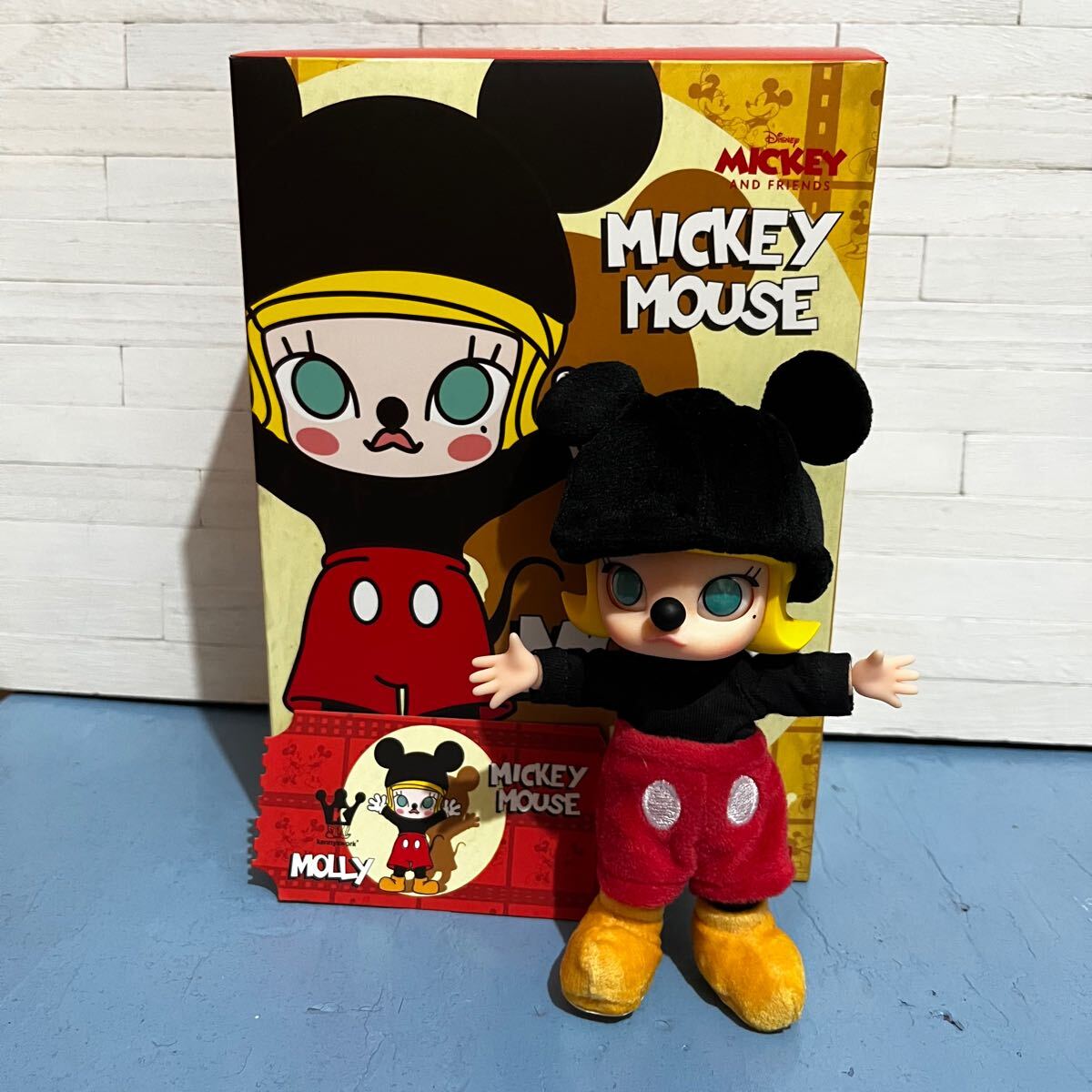 【希少】POPMART MOLLY DISNEY ミッキーコスチューム BJD MOLLY DISNEY ミッキーコスチューム 希少POPMART POPMART | BJD[ボール