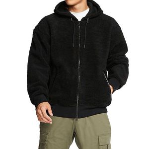 NIKE SB シェルパ フーディ 黒 ブラック XL ナイキ ボア ジップアップ パーカー ジャケッ