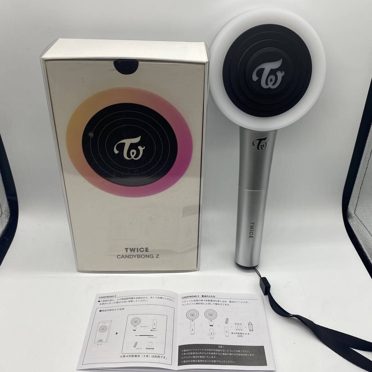 184 中古品 TWICE トゥワイス ペンライト CANDYBONG Z・LIGHT