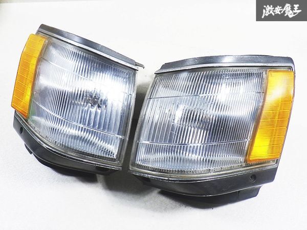 ひ*ろ様 GX71マークⅡ前期 コーナーレンズ左右 トヨタ純正 GX71 マーク2 マークII フロント コーナー レンズ