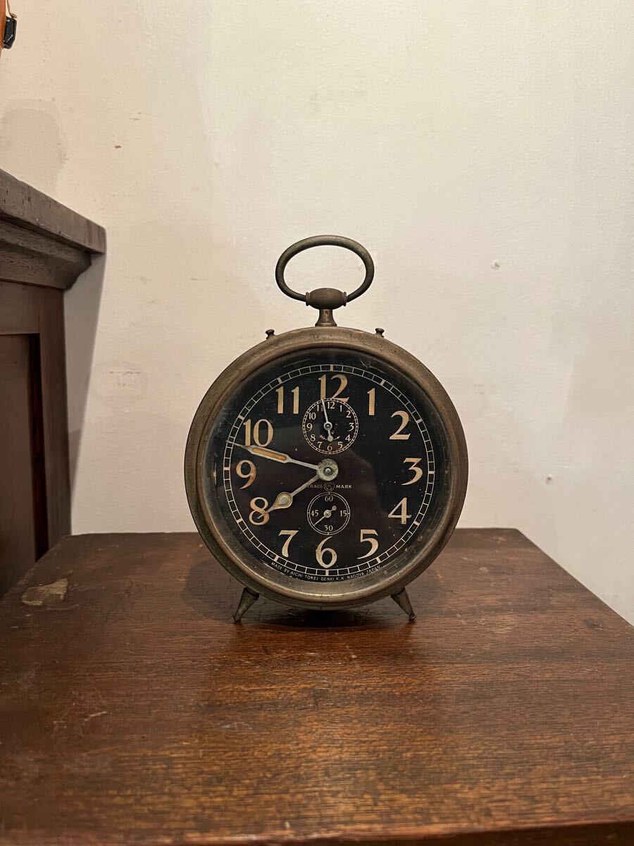 アンティーク時計　TRADE(S)MARK　トレードマーク　置時計 可動品 SEIKO セイコー 精工舎 置時計 TRADE S MARK 時計 目覚まし時計