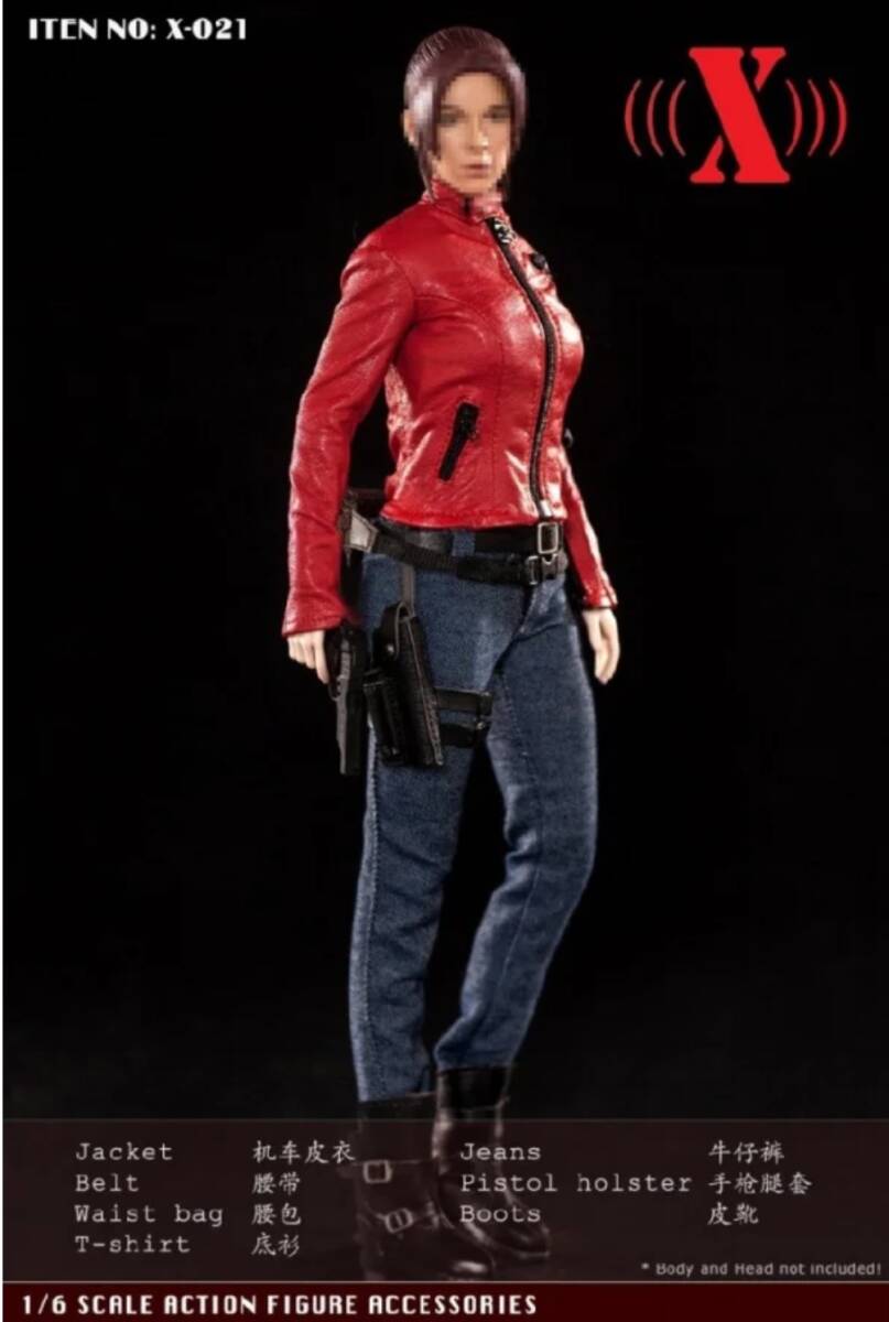 X-TOYS 1/6 バイオハザード2 クレア・レッドフィールド コスチューム