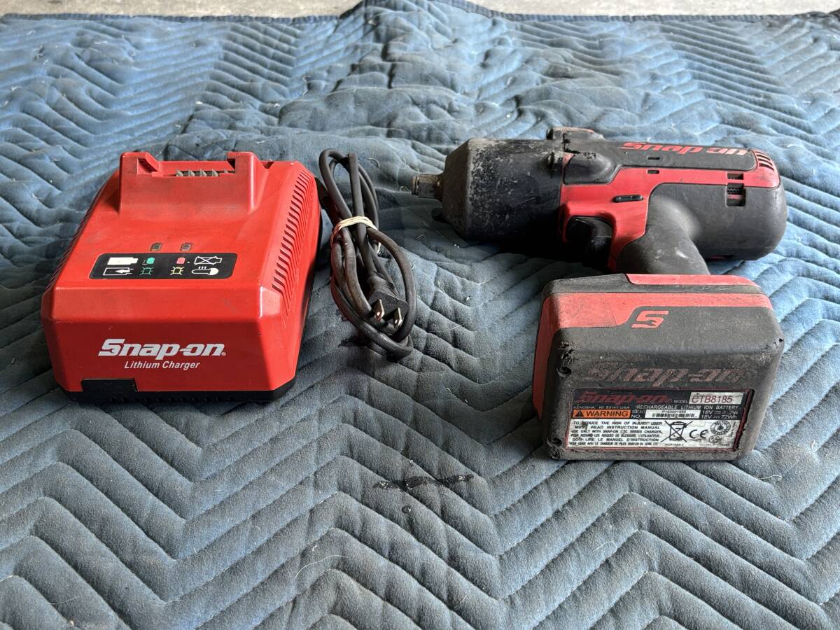 一回しか使用していません26㎝です！箱あり！ スナップオン Snap-on インパクトレンチ 18V 12.7㎜ 1/2inch 使わ