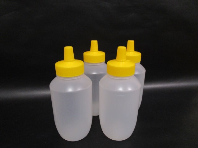 ★ハニー容器★はちみつ空き容器★計4個★保存容器★入れ物★シェイカー★プロテインシェイカー★ドレッシング★調味料★スムージー★_1