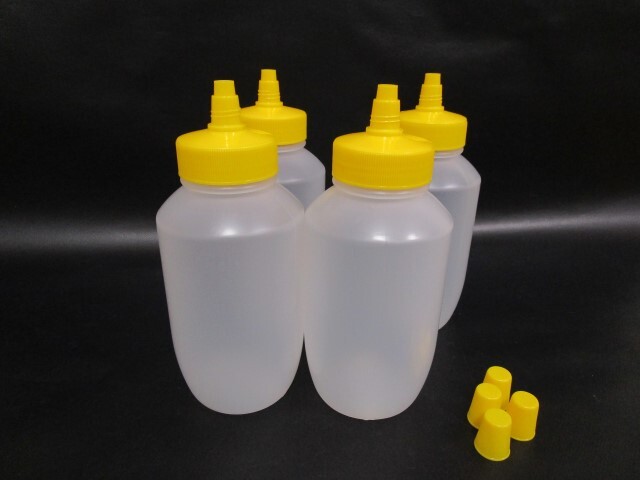 ★ハニー容器★はちみつ空き容器★計4個★保存容器★入れ物★シェイカー★プロテインシェイカー★ドレッシング★調味料★スムージー★_5