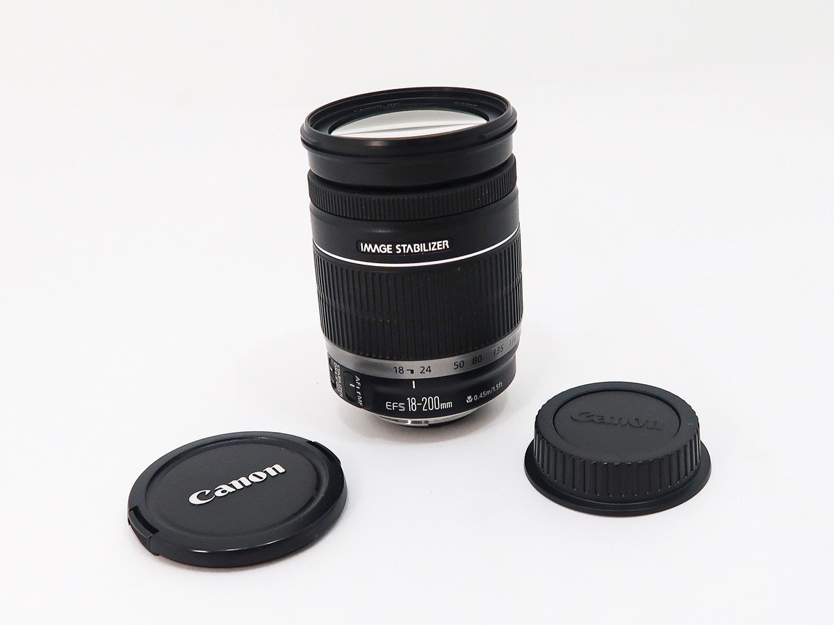 ◇【Canon キヤノン】EF-S 18-200mm F3.5-5.6 IS 一眼カメラ用レンズ 