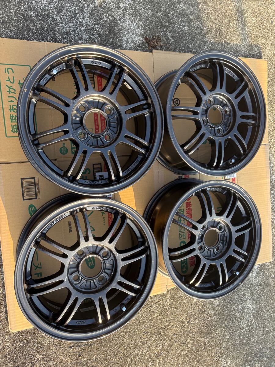 中古 RAYS レイズ A-LAP KC DECOR アルミホイール 14インチ 14×6J