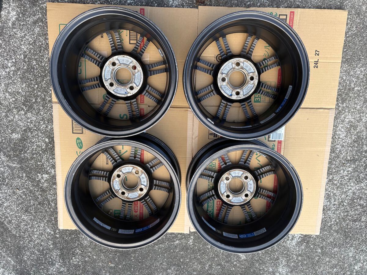 中古 RAYS レイズ A-LAP KC DECOR アルミホイール 14インチ 14×6J