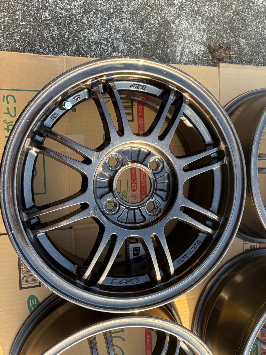 中古 RAYS レイズ A-LAP KC DECOR アルミホイール 14インチ 14×6J