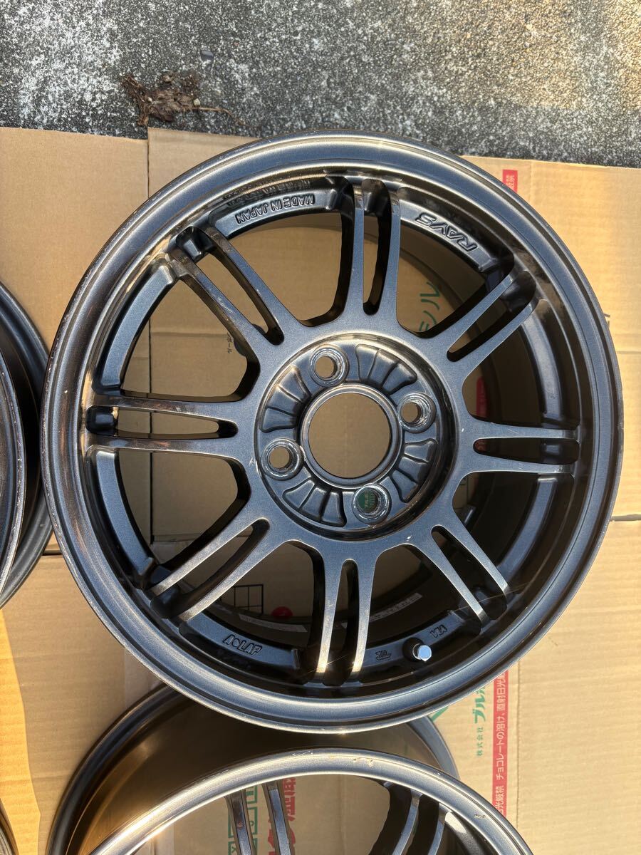 中古 RAYS レイズ A-LAP KC DECOR アルミホイール 14インチ 14×6J