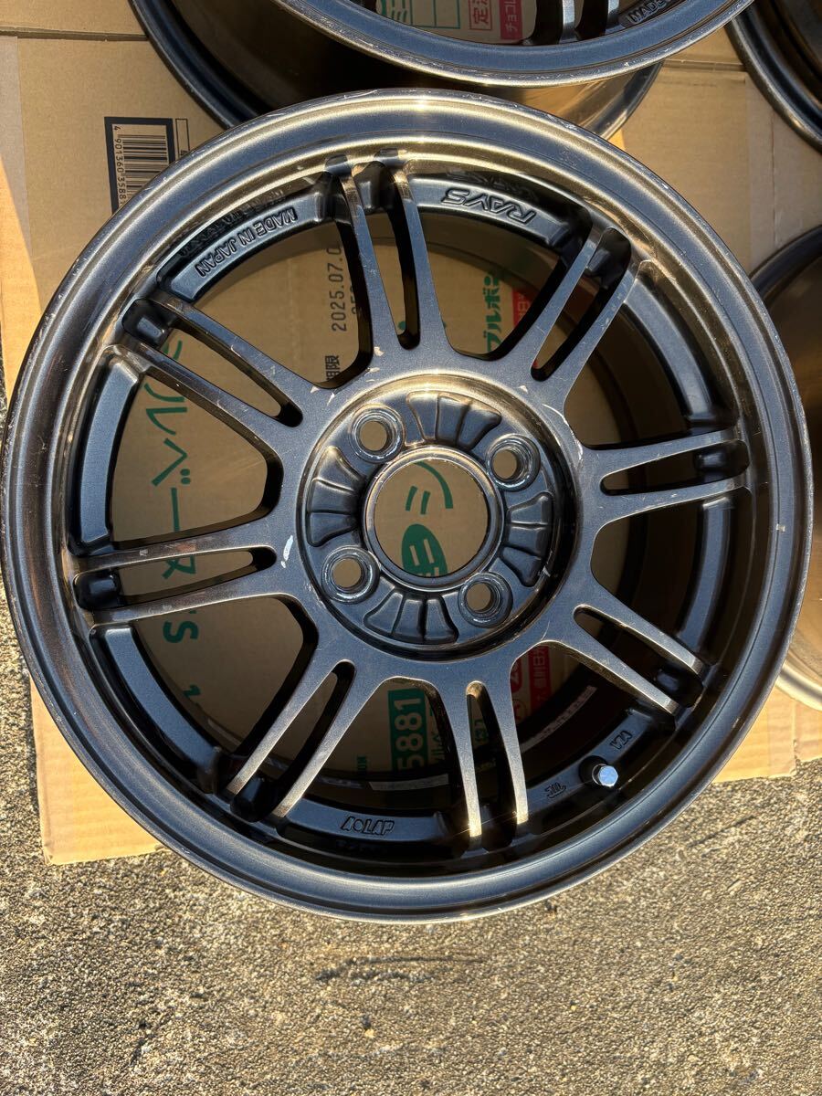 中古 RAYS レイズ A-LAP KC DECOR アルミホイール 14インチ 14×6J