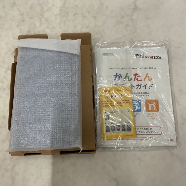 1円〜 動作確認/初期化済 newニンテンドー3DS LL RED-001 メタリックブルー