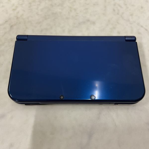 1円〜 動作確認/初期化済 newニンテンドー3DS LL RED-001 メタリックブルー