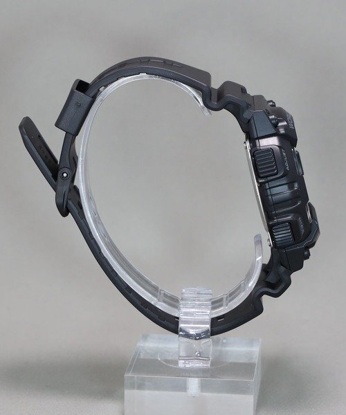 1円～1スタ 【電池交換不要】【存在感抜群】FULL BLACK 新品未使用ＣasioカシオアナデジTough Solarタフソーラー100m防水世界時計_8