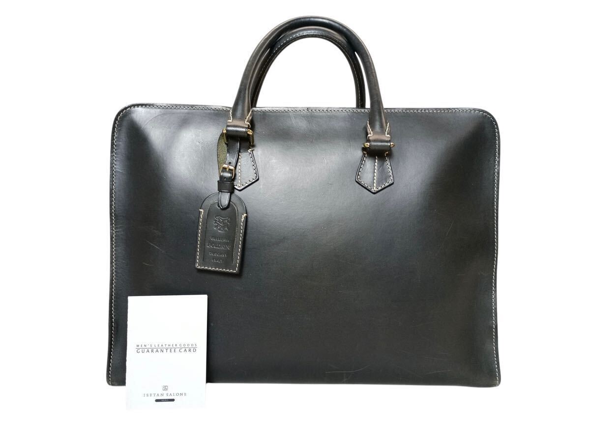 D) BOLDRINI SELLERIA ボルドリーニ セレリア 6623 レザー ブリーフ 