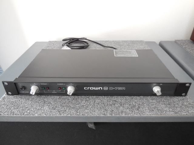 パワーアンプ CROWN D-75A D-75 クラウン AMCRON - これが アムクロン