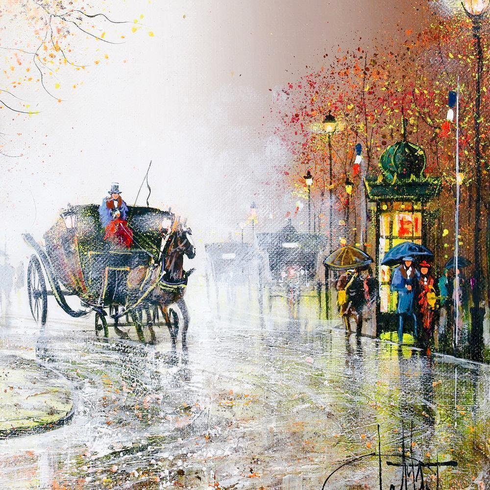 真作】【WISH】ギィ・デサップ Guy Dessapt「パリの夜」油彩 8号