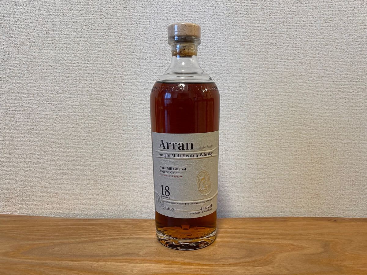 アラン18年】ボトルリニューアル初期 シングルモルト ウイスキー Arran