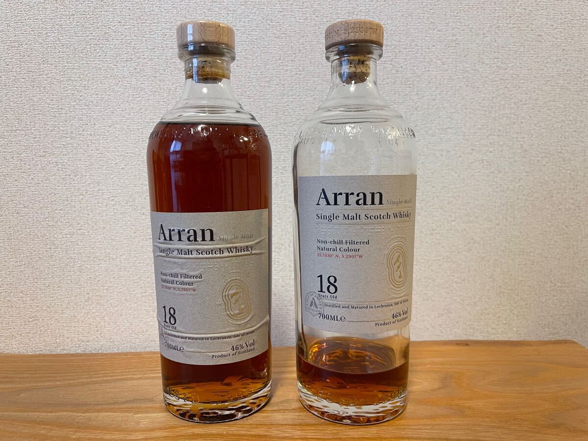 アラン18年】ボトルリニューアル初期 シングルモルト ウイスキー Arran