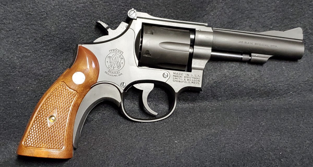 お*嫁様 タナカワークス　ガスガン　M15　グリップアダプター付き △タナカ モデルガン S&W M15 コンバット・マスターピース 4インチ