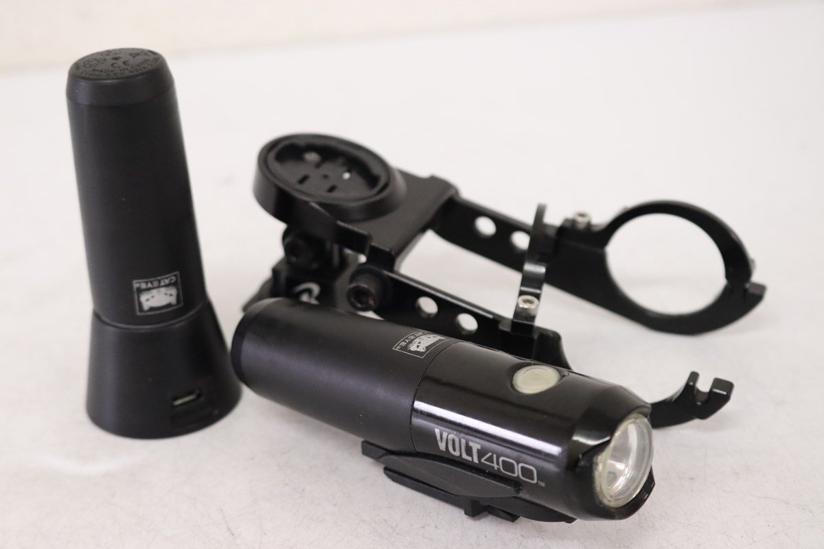 ○CATEYE キャットアイ VOLT 400 USB充電式 フロントライト 美品