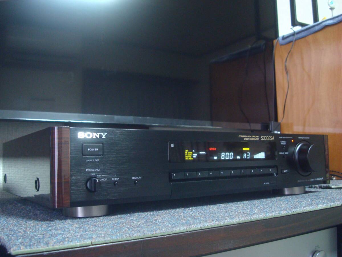 SONY ST-S333ESA FM/AM TUNER メンテナンス、調整済完動品 (中古品) 傷