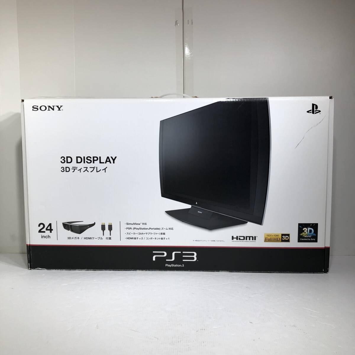3D 3Dディスプレイ SONY PS3 ソニー CECH-ZED1J メルカリ 24インチ